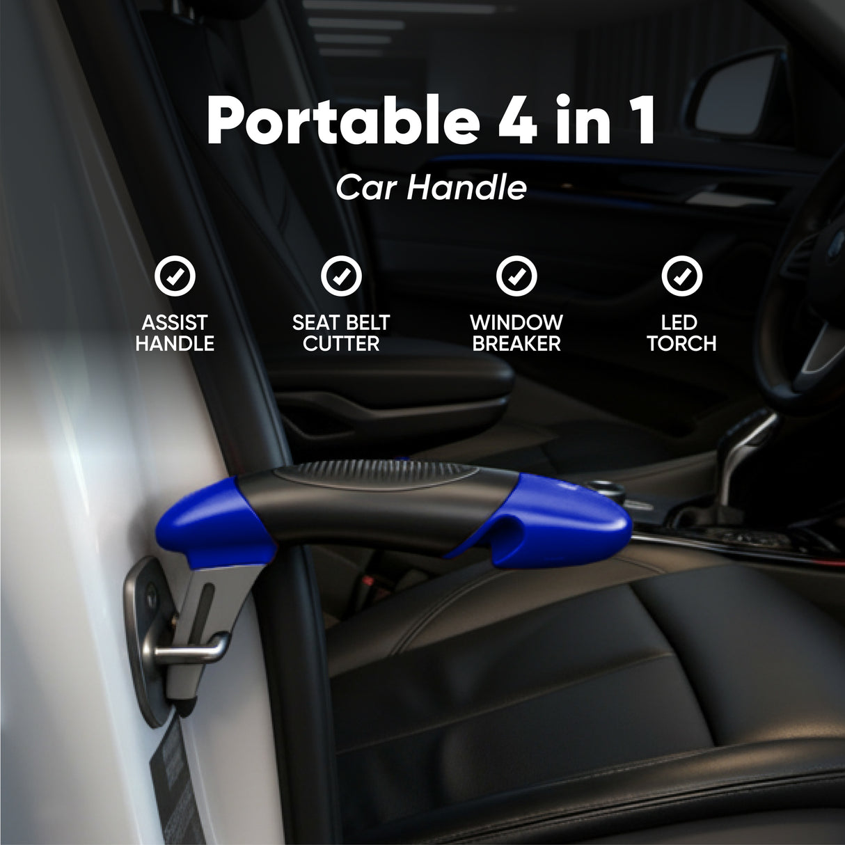 Streetwize Portable 4-in-1 Car Handle Streetwize