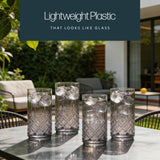 Leisurewize Elegance Tinted Hi-Ball Tumblers - 4 Pack Streetwize
