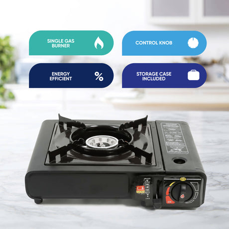 Streetwize Single Burner Portable Gas Stove Streetwize