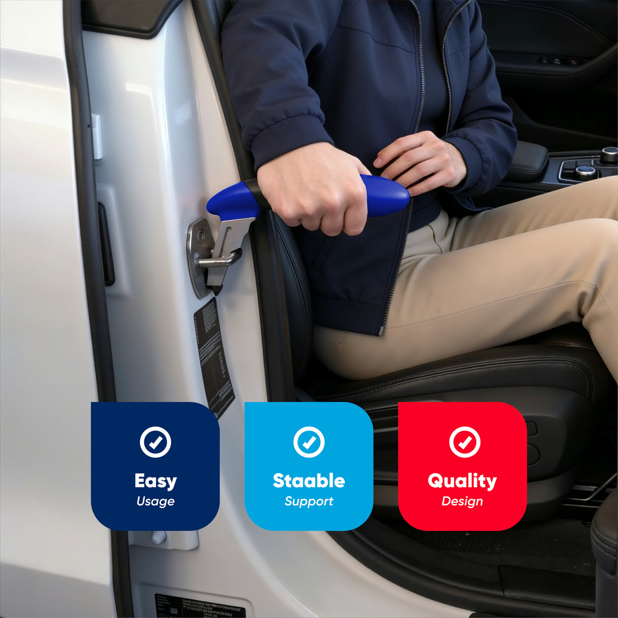 Streetwize Portable 4-in-1 Car Handle Streetwize