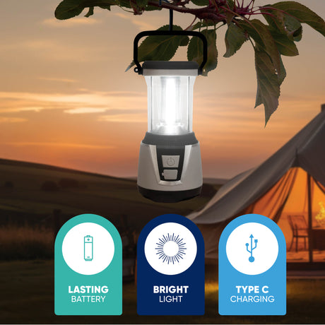 3W COB LED Rechargeable Camping Lantern Streetwize