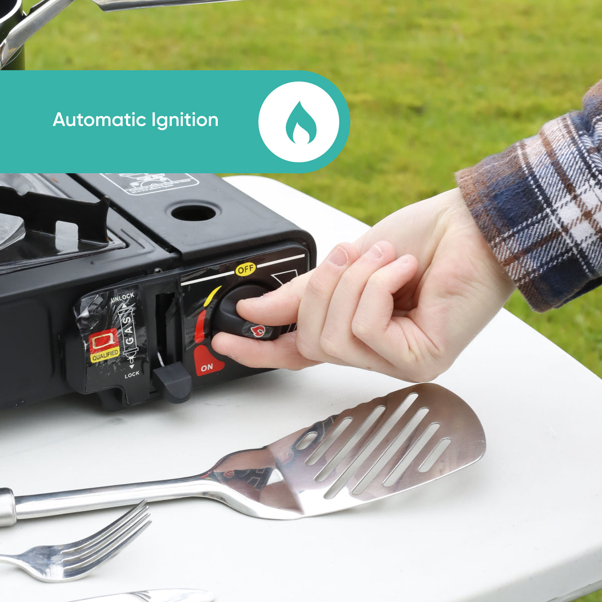 Streetwize Single Burner Portable Gas Stove Streetwize
