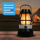 Camping Dimming Lantern With Flame LED Streetwize