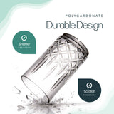 Leisurewize Elegance Tinted Hi-Ball Tumblers - 4 Pack Streetwize