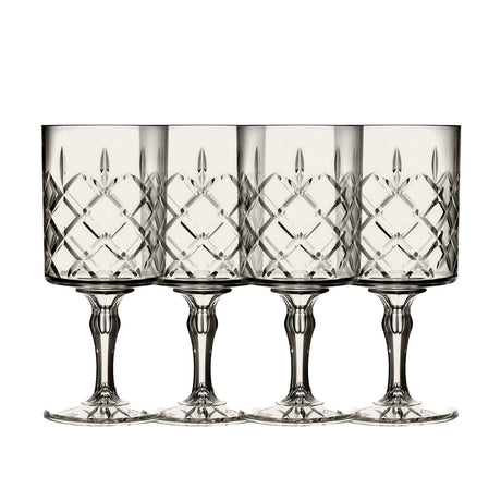 Leisurewize Elegance Tinted Wine Goblets - 4 Pack Streetwize