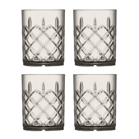 Leisurewize Elegance Tinted Low Tumblers - 4 Pack Streetwize