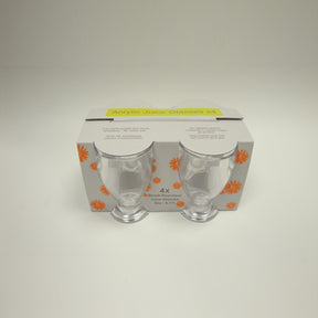 Flamefield Break - Resistant Juice Glass Clear 4 Pack Flamefield