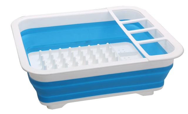 MQL Collapsible dish rack with cutlery holder Miriad Quest Leisure