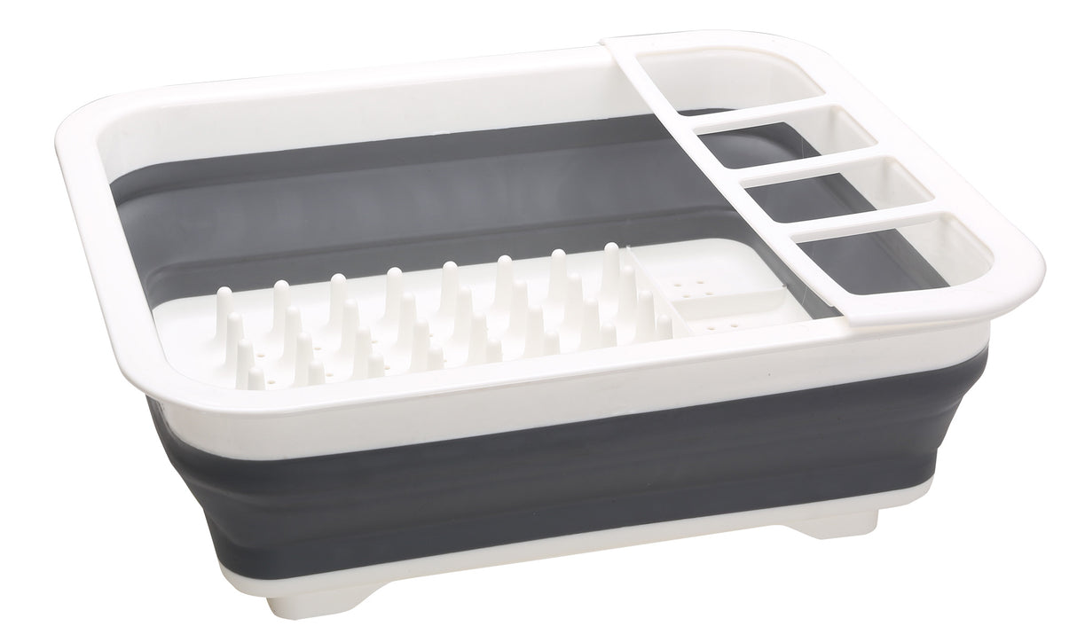 MQL Collapsible dish rack with cutlery holder Miriad Quest Leisure