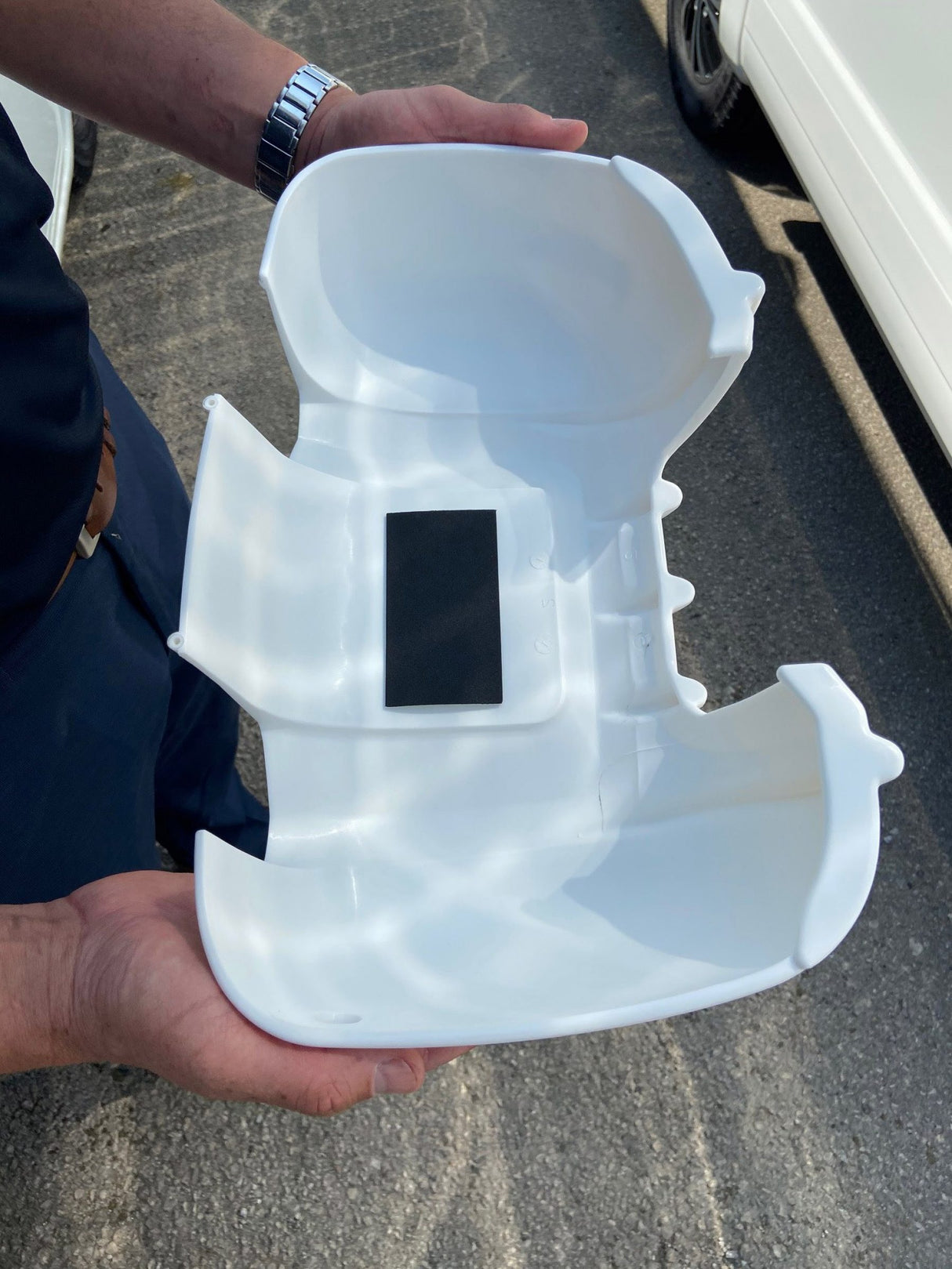 Milenco Short Arm Mirror Protector White Highbridge Caravan Centre