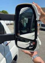 Milenco Short Arm Mirror Protector White Highbridge Caravan Centre