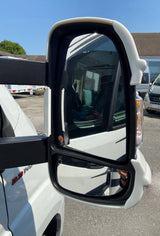 Milenco Short Arm Mirror Protector White Highbridge Caravan Centre