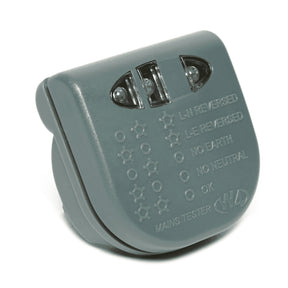 Caravan Mains Tester plug from W4 HIGHBRIDGE CARAVANS