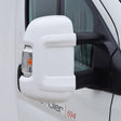 Milenco Mirror Protectors - Long Arm Version in White Milenco