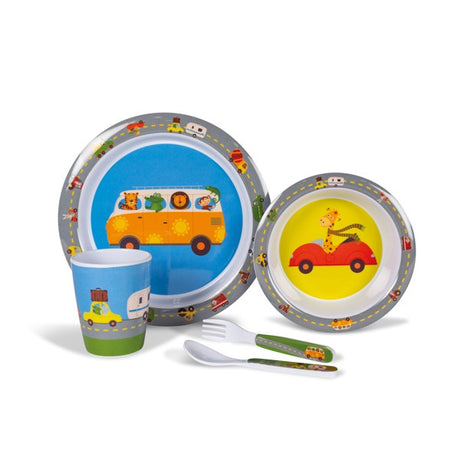 Kampa Dometic Childrens Melamine Set Animal Traffic KAMPA
