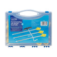 Streetwize 21pc Ground Tent Pegs 6.5x205mm with Ground Hook Puller Streetwize