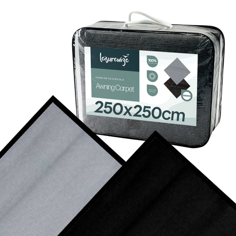 Streetwize Premium Awning Carpet 250cm x  250cm - Grey STREETWIZE