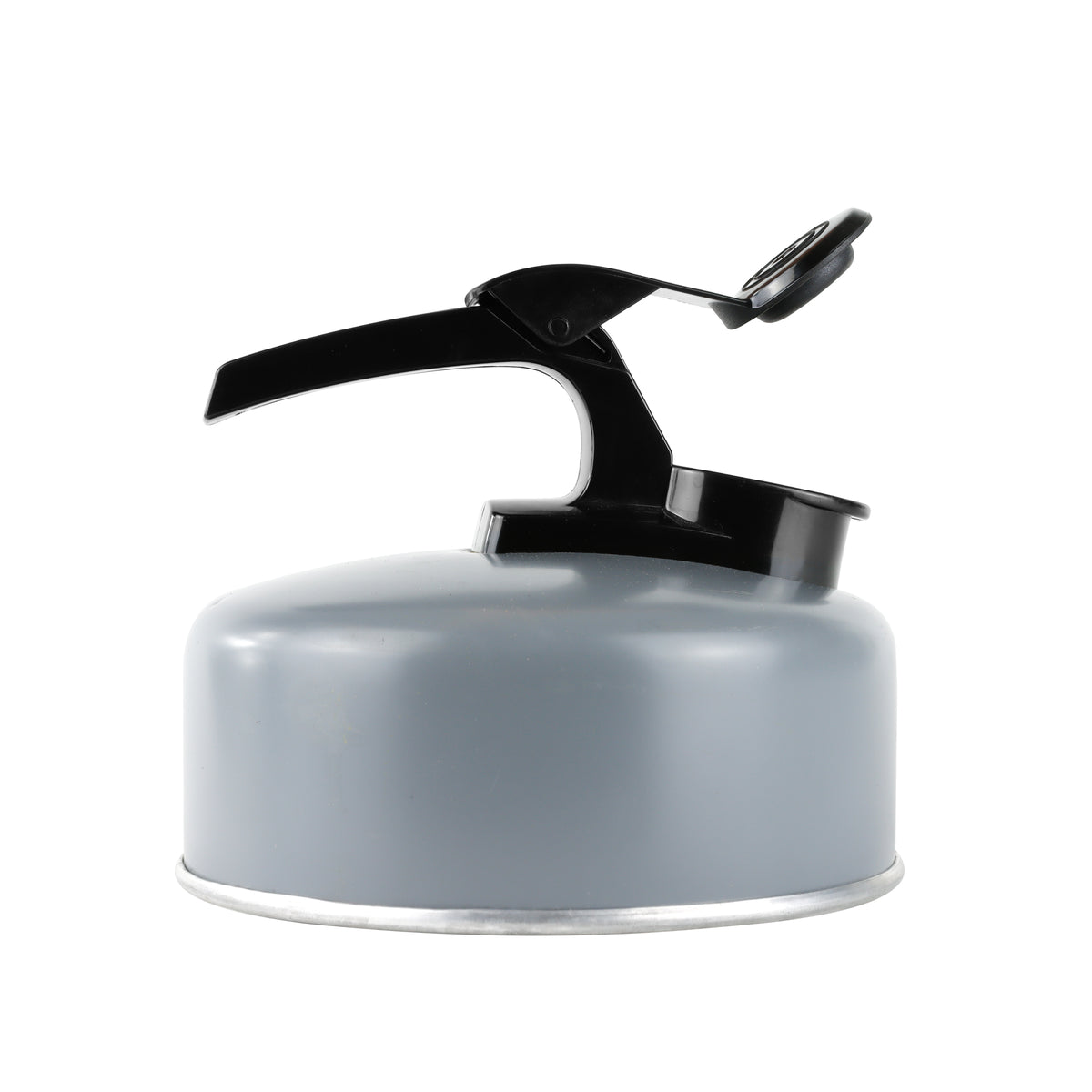 Streetwize 1 Litre Aluminium Whistling Kettle - Grey Streetwize