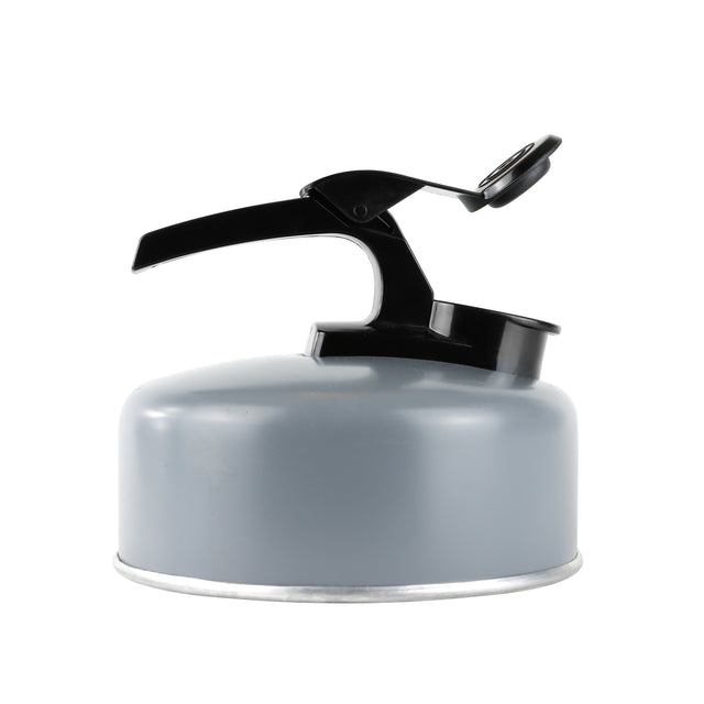 Streetwize 1 Litre Aluminium Whistling Kettle - Grey Streetwize