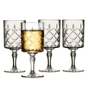 Leisurewize Elegance Tinted Wine Goblets - 4 Pack Streetwize