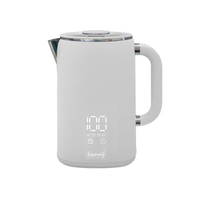 Leisurewize Sleek LED Kettle 1.7 Litre - Grey STREETWIZE