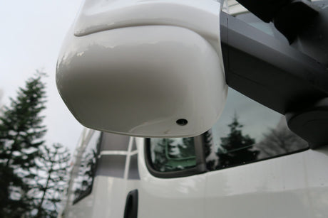 Milenco Short Arm Mirror Protector White Highbridge Caravan Centre