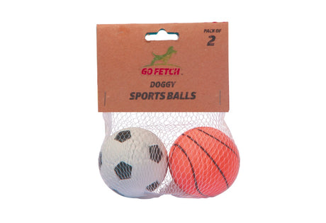 Otterdene Rubber Balls for Dogs - Pack of 2 OTTERDENE