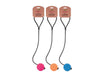 Otterdene Rubber Ball on Rope for Dogs - Assorted Colours OTTERDENE