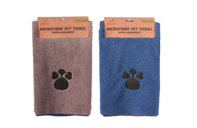 Otterdene Pet Towel Assorted Colours 60 x 100cm OTTERDENE
