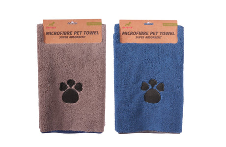 Otterdene Pet Towel Assorted Colours 60 x 100cm OTTERDENE
