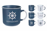 Nautical Pottery Mug - Assorted Otterdene