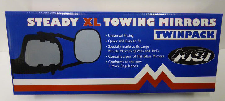 Milenco MGI XL Steady Flat Towing Mirror Twin Pack MILENCO
