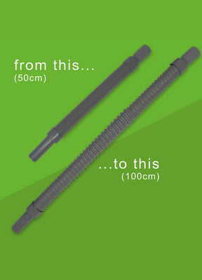 Colapz Flexi Waste Pipe - 50cm extendable to 100cm Pennine Leisure Supplies