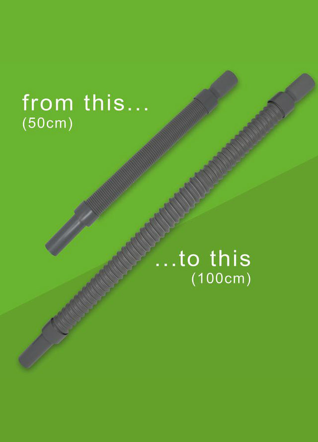 Colapz Flexi Waste Pipe - 50cm extendable to 100cm Pennine Leisure Supplies