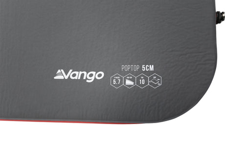 Vango PopTop 5cm 5 Self-Inflating Mattress Shadow Grey VANGO