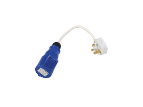 Caravan mains site socket with UK plug HIGHBRIDGE CARAVANS