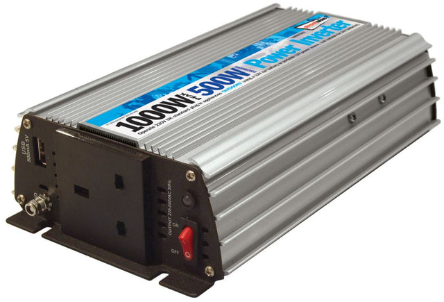 500 Watt Inverter - 12v DC to UK std 230v mains Streetwize