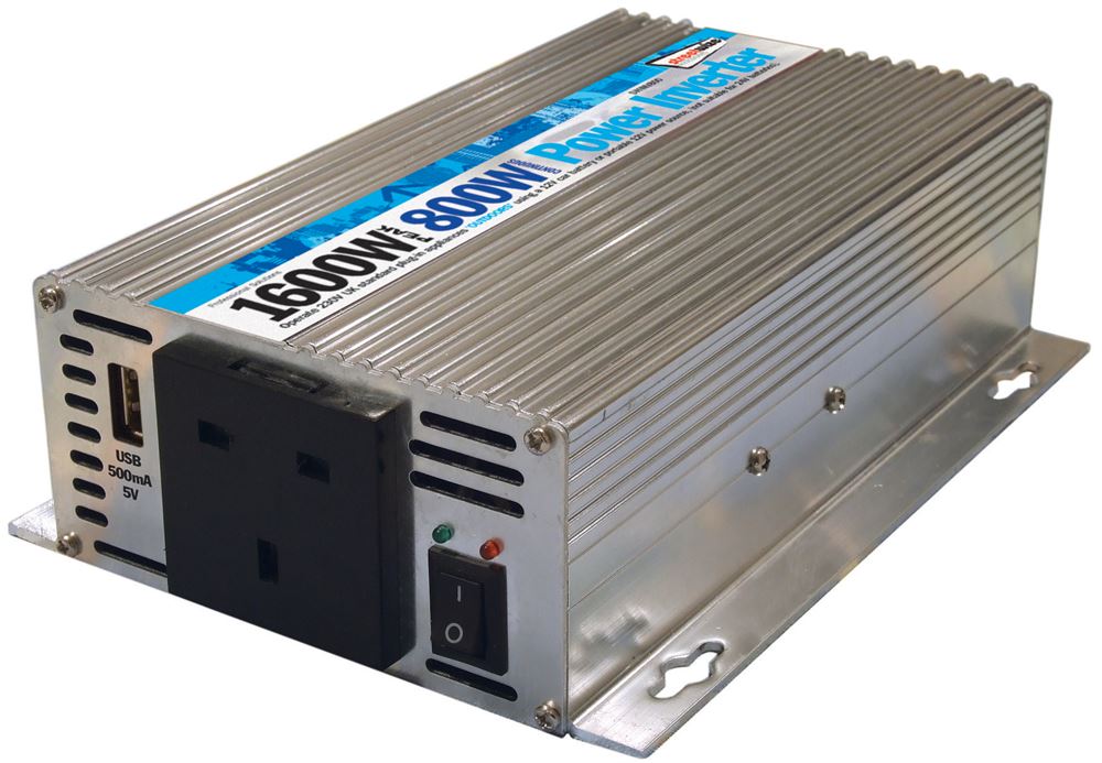 800 Watt Power Inverter 12v DC to UK std 230v mains Streetwize