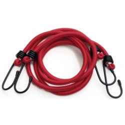 Pair Luggage Elastics 36'' Red Streetwize