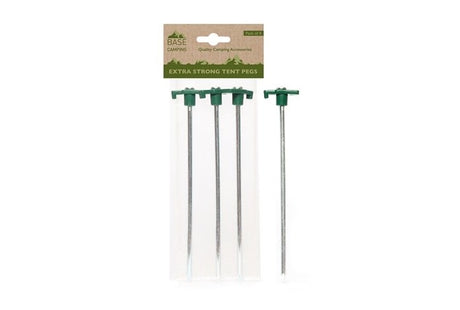 Base Camping Extra Strong 9" Tent Pegs Otterdene