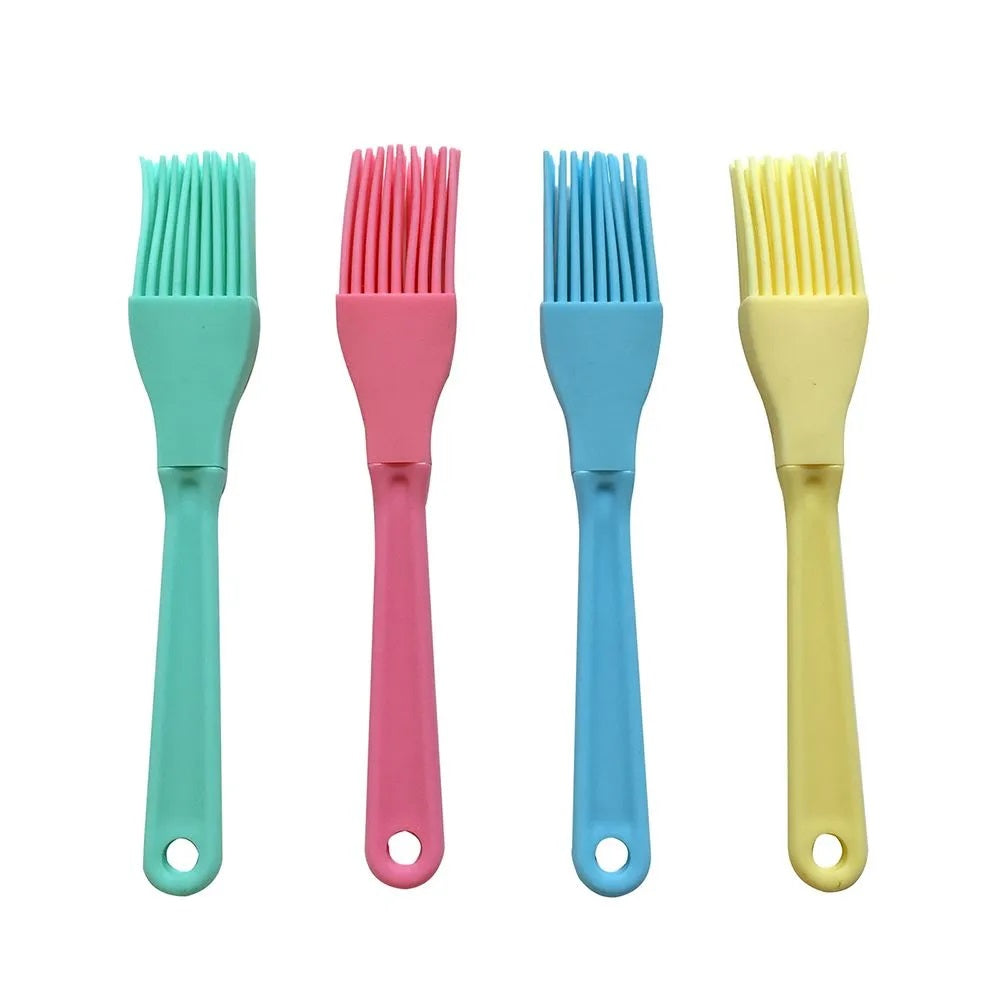 Mini Silicone Brushes Stow Green