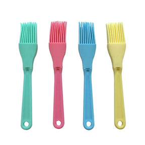 Mini Silicone Brushes Stow Green