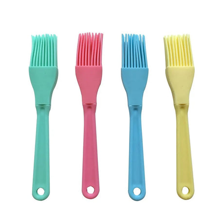 Mini Silicone Brushes Stow Green