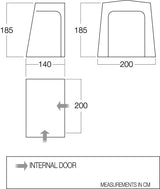 VANGO -SPORTS AWNING BEDROOM Vango