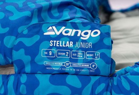 Vango Stella Junior Sleeping Bag - Atlantic Blue VANGO