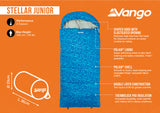 Vango Stella Junior Sleeping Bag - Atlantic Blue VANGO