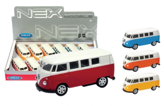 Otterdene VW Camper Large Pull Back Action Assorted Colours 11cm Highbridge Caravan Centre