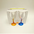 Flamefield Wine Goblets - Assorted Colours - 4 Piece Flamefield