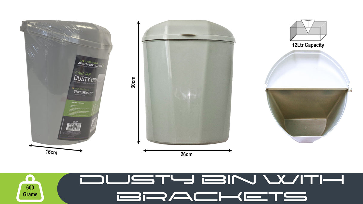 Outdoor Revolution Dusty Bin With Brackets Outdoor Revoultion