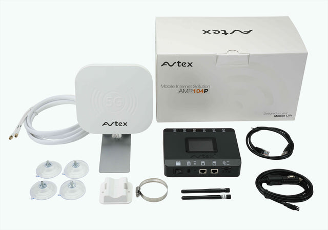 Avtex AMR104P 4G Portable Router Black AVTEX